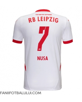 RB Leipzig Antonio Nusa #7 Tricou Fotbal Replică 2024-25 Barbati Acasa